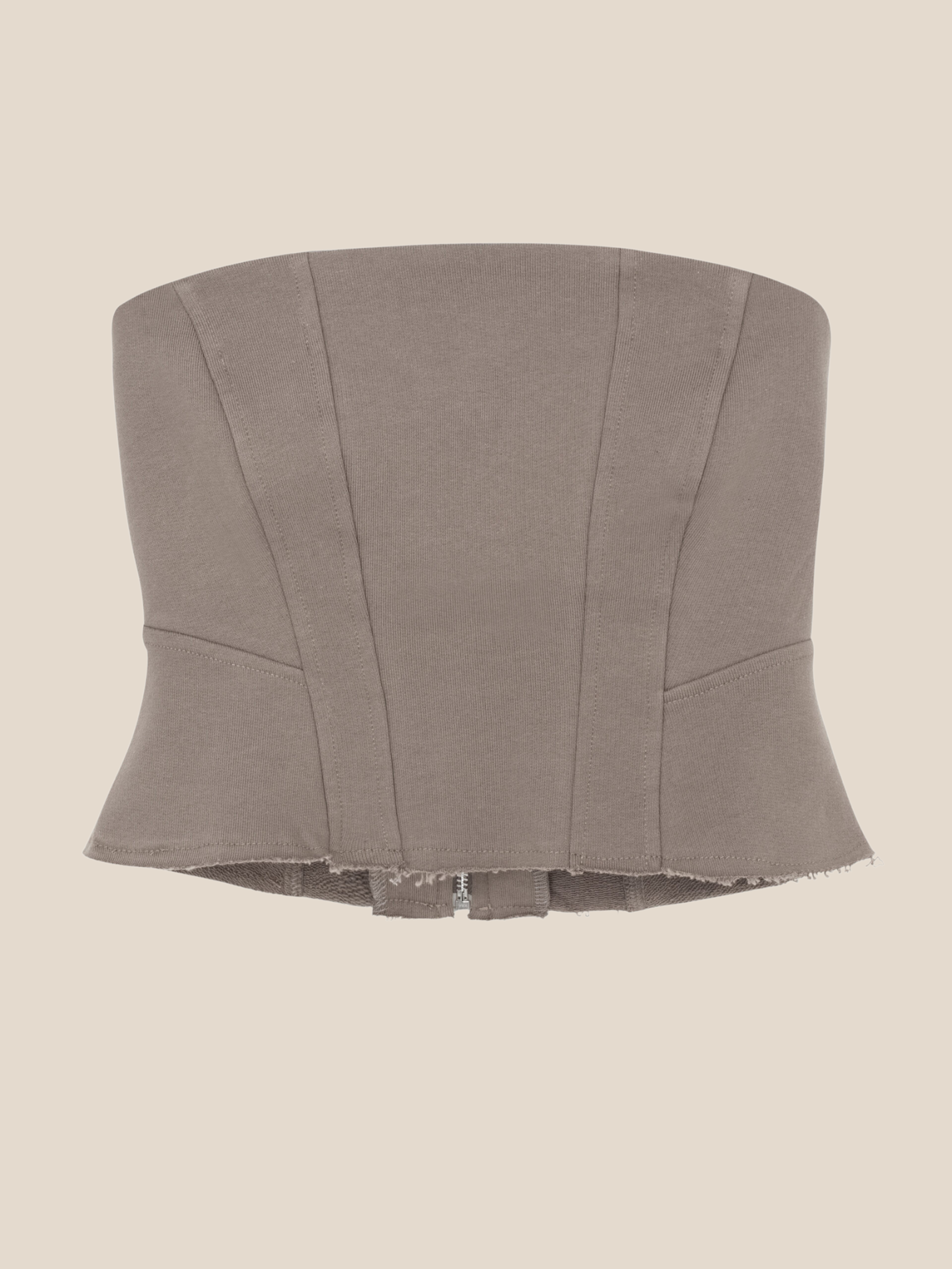 Lisa corset-coffee brown