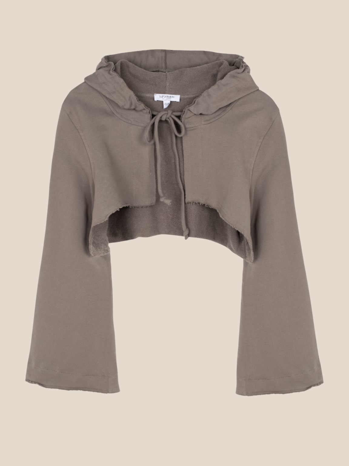 Max crop sleeves – coffee brown