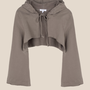 Max crop sleeves - coffee brown