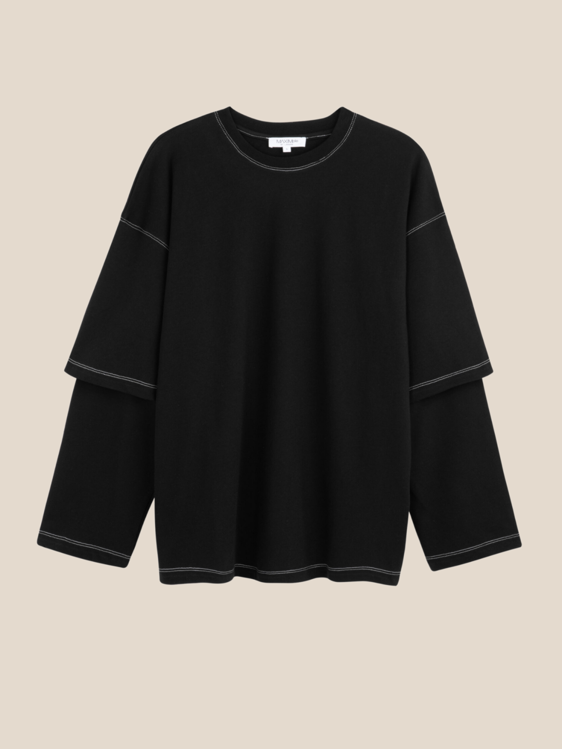 Double sleeve shirt – black