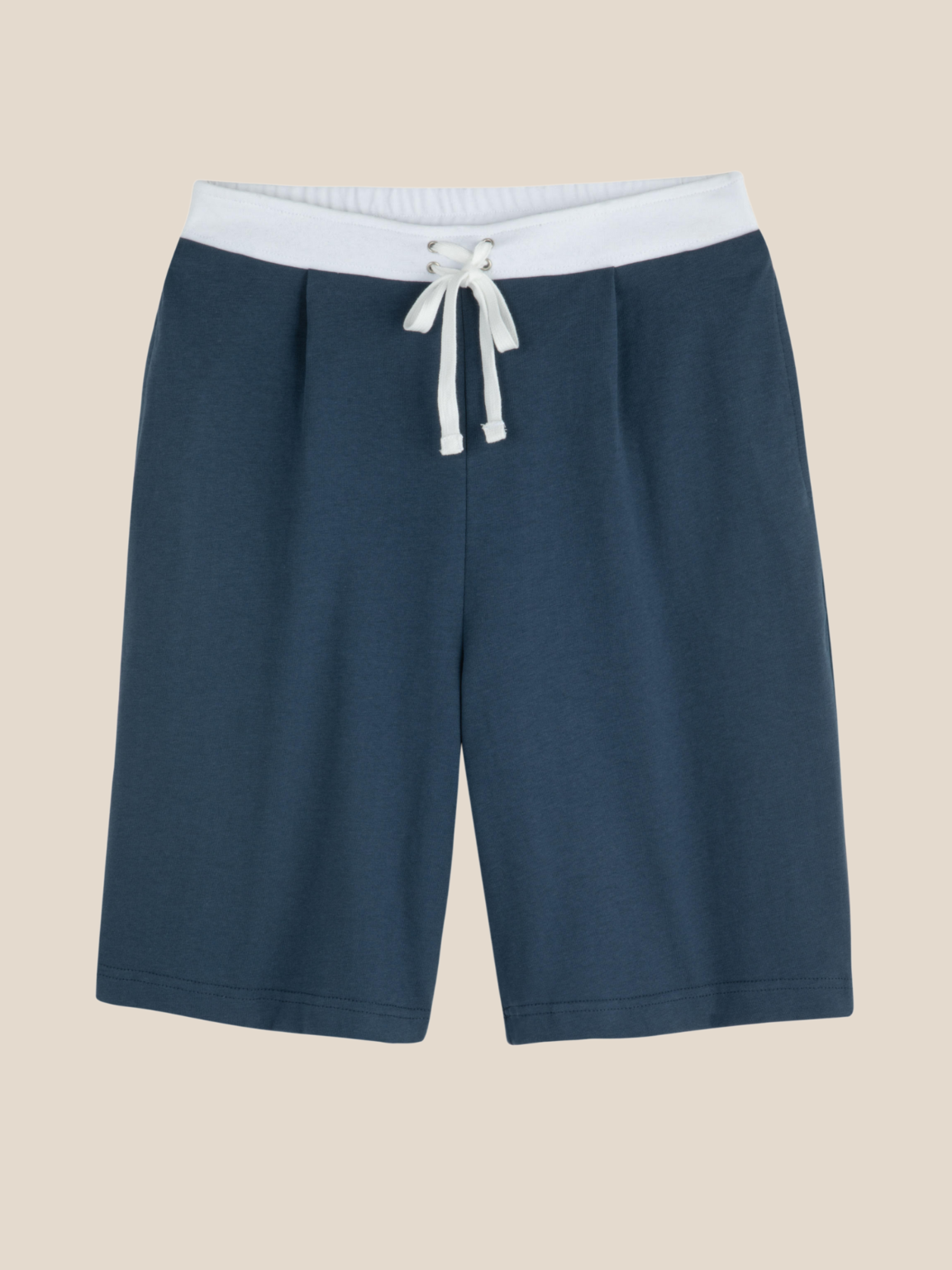 Lili barmuda -Navy blue & white